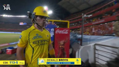 IPL 2026 M27: SRH vs CSK - Dewald Brevis Wicket
