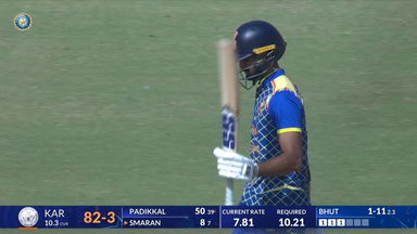 SMAT 2025, Karnataka vs Saurashtra: In-form Padikkal sparkles again with a stroke-filled 66(46)