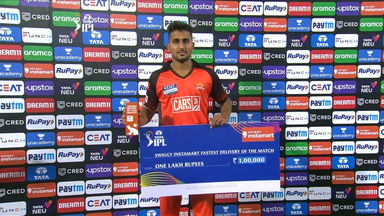 M05: SRH vs RR – Swiggy Instamart fastest Delivery of the Match  – Umran Malik