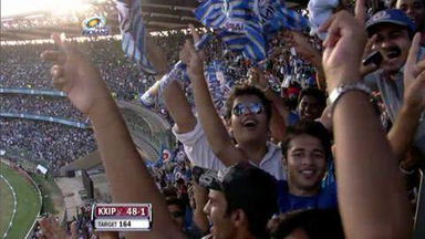 Match 28 MI vs KXIP – Saini's Wicket