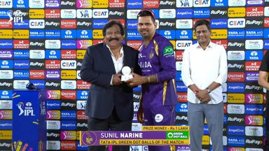 IPL 2026 M45: SRH vs KKR - TATA IPL Green Dot Balls of the Match - Sunil Narine