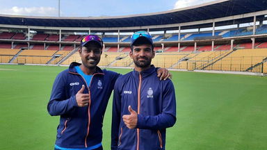 On the mic with Madhya Pradesh’s solid centurions Yash Dubey & Shubham Sharma