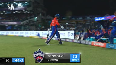 M40: DC vs SRH – Priyam Garg Wicket