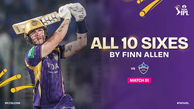 All 10 sixes by centurion Finn Allen vs DC
