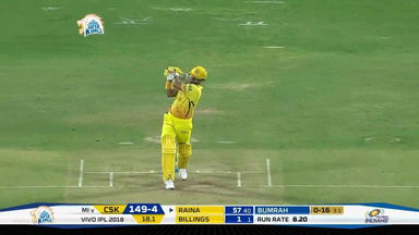 M27: CSK vs MI –  Suresh Raina Six