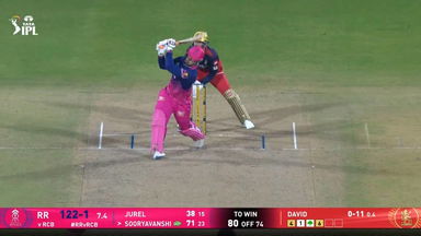 IPL 2026 M16: RR vs RCB - Vaibhav Sooryavanshi Six