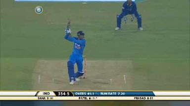 1ST ODI: IND vs SL – Axar Patel Six