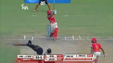 M44: KKR vs KXIP – Manan Vohra Six