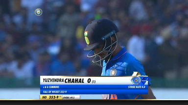 IND vs AUS 2019, 4th ODI: Yuzvendra Chahal Wicket