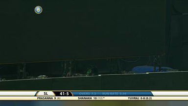 3RD T20I: IND vs SL –  Dasun Shanaka Six