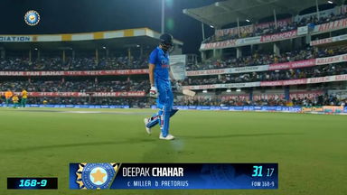 IND vs SA 2022, 3RD T20I: Deepak Chahar  Wicket