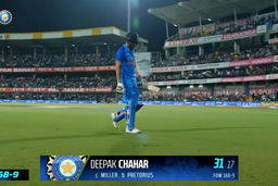 IND vs SA 2022, 3RD T20I: Deepak Chahar  Wicket