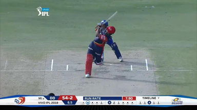 M55: DD vs MI – Rishabh Pant Six