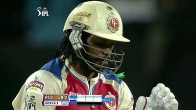 M46: PWI vs RCB – Chris Gayle Six