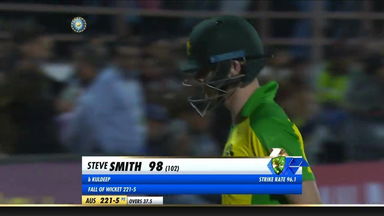 IND vs AUS 2020, 2nd ODI: Steve Smith Wicket
