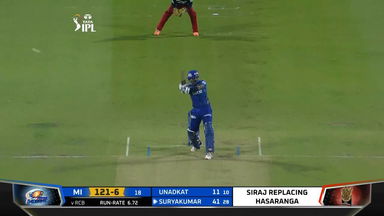 M18: RCB vs MI – Suryakumar Yadav Six