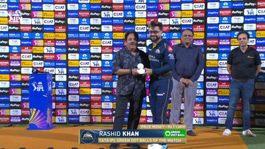 IPL 2026 M52: RR vs GT - TATA IPL Green Dot Balls of the Match - Rashid Khan