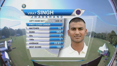 Ranji Trophy QF 4  2016-17  : Haryana vs Jharkhand - Virat Singh's 107