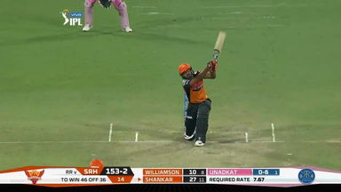 M08: SRH vs RR – Vijay Shankar Six