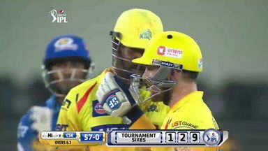 M13: CSK vs MI –  Dwayne Smith Six