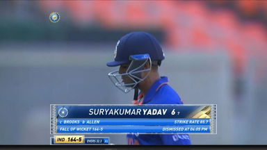 IND vs WI 2022, 3RD ODI: Suryakumar Yadav Wicket