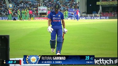 IND vs SA 2022, 1ST ODI: Ruturaj  Gaikwad  Wicket