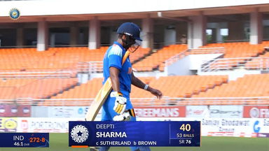 IND-W vs AUS-W 2025, 2nd ODI: Deepti Sharma Wicket