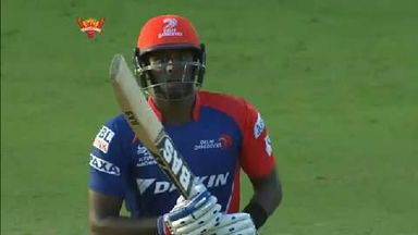 M13: SRH vs DD – Angelo Mathews Six