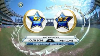 Deodhar Trophy 2014-15: Semi-Final - South Zone vs West Zone - Highlights