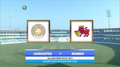 Ranji Trophy 2019-20: Saurashtra vs Mumbai - Day 3 Highlights