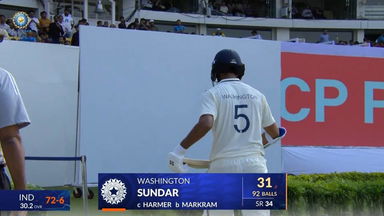 IND vs SA 2025, 1st Test: Washington Sundar Wicket