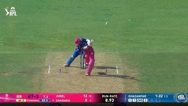 IPL 2026 M69: MI vs RR - Dasun Shanaka Six