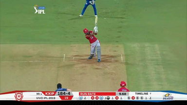 M24: MI vs KXIP – KL Rahul Six