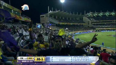 M21: CSK vs KKR –  Robin Uthappa Six