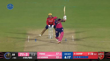 M65: RR vs PBKS – Ravichandran Ashwin Six