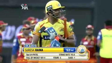 M37: CSK vs RCB – Suresh Raina Wicket
