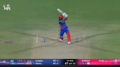 IPL 2026 M43: RR vs DC - KL Rahul Six
