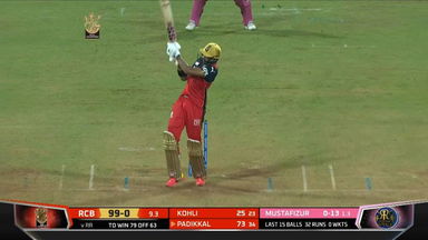 M16: RCB vs RR – Devdutt Padikkali Six