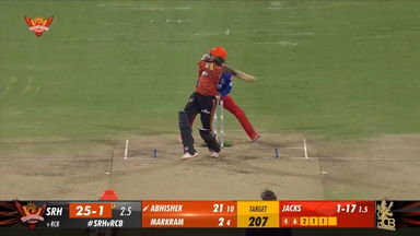 M41: SRH vs RCB – Abhishek Sharma Six