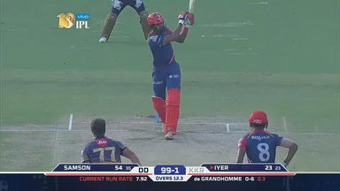 M32: KKR vs DD – Shreyas Iyer Six
