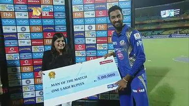 M35: GL vs MI  – Man of the Match – Krunal Pandya