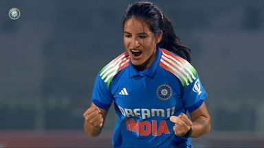 Maiden ODI Fifer: Renuka Singh sparkles in Vadodara with 5/29