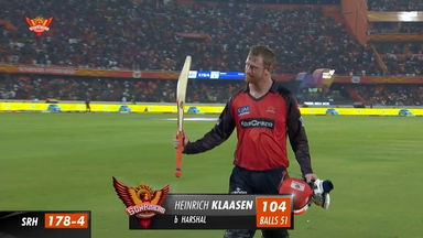 M65: SRH vs RCB – Heinrich Klaasen Wicket