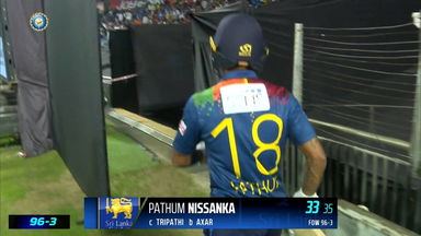 IND vs SL 2023, 2ND T20I: Pathum Nissanka  Wicket