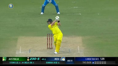 IND vs AUS 2023-24, 1ST ODI: Josh Inglis Six