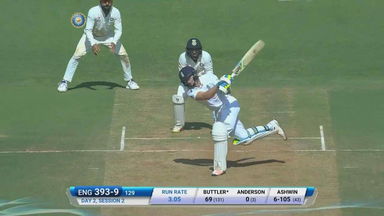IND vs ENG 2016 - 4th Test, day 2 : Jos Buttler six