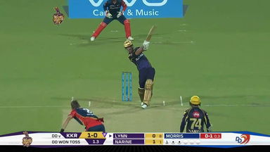 M13: KKR vs DD – Chris Lynn Six