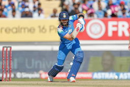 Off the mark in style! Virat Kohli's trademark cover drive