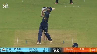 IPL 2025 M51: GT vs SRH - Washington Sundar Six
