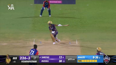 M16: DC vs KKR – Shreyas Iyer Six